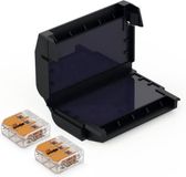 CellPack 407863 EASY-PROTECT/323 Gelbox voor verbindingsklemmen Flexibel: 0.2-4 mm² Massief: 0.2-4 mm² 1 stuk(s) Zwart