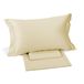 Caleffi Class Beddengoedset, katoensatijn, crèmekleurig, voor tweepersoonsbed