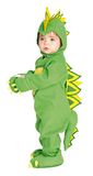 Rubies Dragon Draki-kostuum voor baby's van 1 tot 2 jaar, jumpsuit met muts, muts en broek, officieel gelicentieerd product van Rubies, voor carnaval, Kerstmis, verjaardag, feest en Halloween.