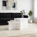 Maison Exclusive - Table basse, blanc, 100 x 50 x 40 cm, panneau de particules