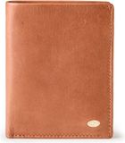 Esquire Chicago Wallet Compact Congnac Bruine
