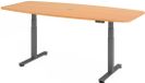 hjh OFFICE PRO XDSM 22 G Bureau - Hêtre 220 x 103 cm