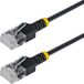 StarTech.com 80cm Ultra Dunne Cat6a Netwerkkabel, Zwart
