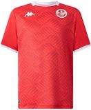 Kappa Thuistenue Tunesië Kombat 2025/26 Rood/Wit 2XL