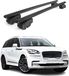 Omac Barres de toit en aluminium pour Lincoln Aviator II 2020-2026 – City Crash – ISO/PAS 11154:2006 – Antivol inclus – Charge max 75 kg – 2 barres noir