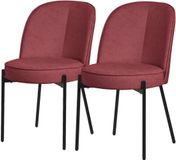 ML-Design Eetkamerstoelen set van 2 rood