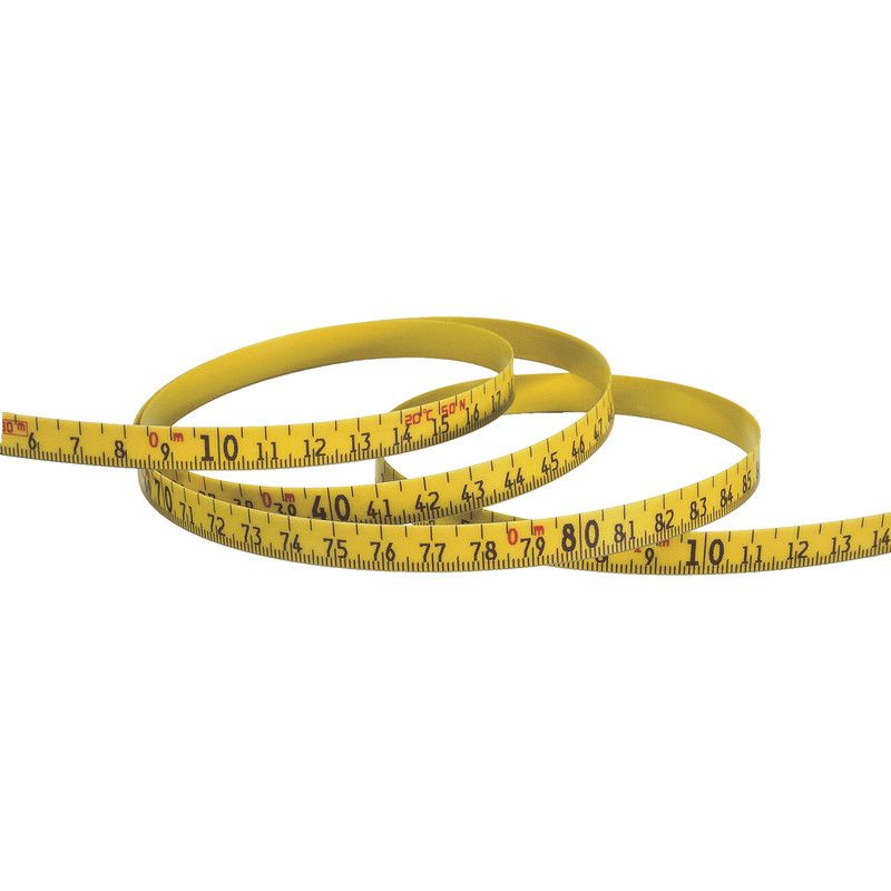 Hultafors stalen meetband voor werkbank TRB Links-rechts, 3m