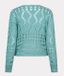 Esqualo Bolero Fancy Open Knit Lurex Bleu