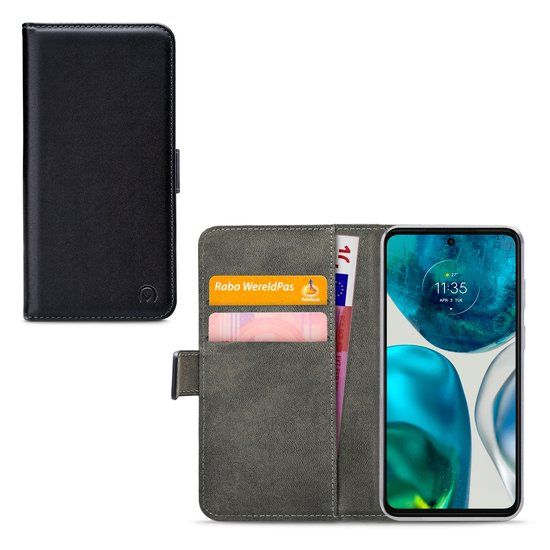 Mobilize Classic Gelly Wallet Bookcase - Motorola Moto G52 - Black