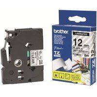 Brother TZM31 - Mat - zwart op doorschijnend - Rol (1,2 cm x 8 m) tape