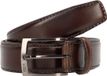 JOOP! Leren Riem Quilted Coll. Belt 3,5 CM W110 D`Brown Donkerbruin