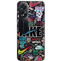 Oppo Etui A58 Nike Air Gekleurde Stijl Just Do It Pikachu Goku Maniacase