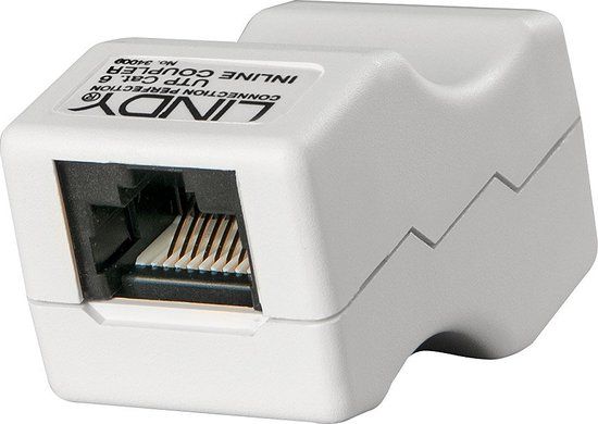 Lindy RJ45 UTP Doppelkupplung, Cat.6