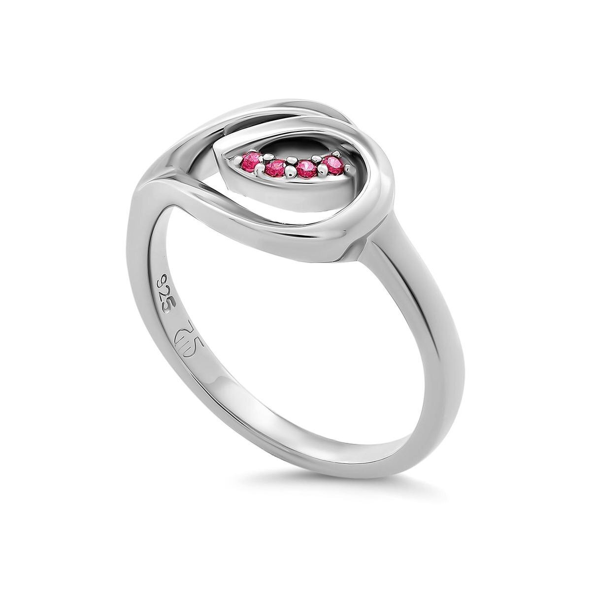 Orphelia ZR-7518/R/58 - Ring - Zilver 925 - Zirkonia - 18.50 mm / maat 58