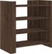 vidaXL Dressoir 73,5x35x75 cm bewerkt hout bruin eikenkleur