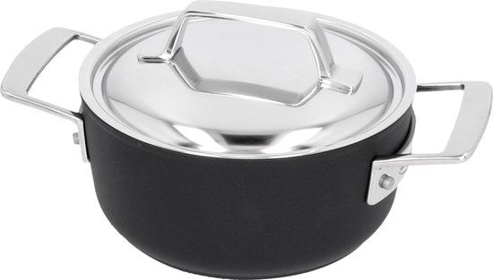 Demeyere Alu Pro 5 Kookpan - 16 cm - 1.4 L - Met RVS deksel