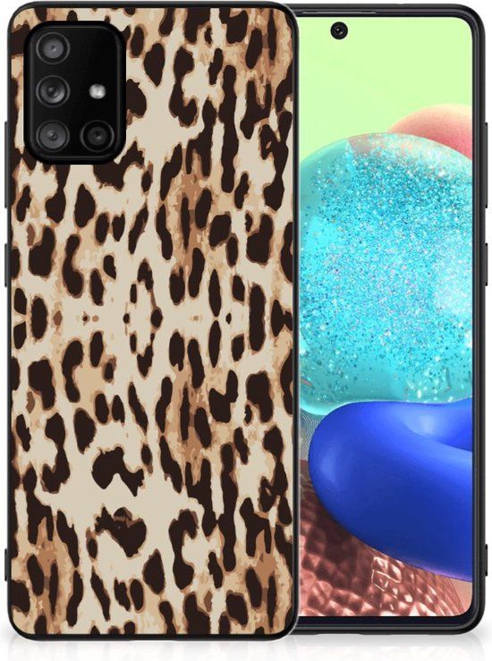 B2Ctelecom Telefoonhoesje Samsung Galaxy A71 - TPU Silicone - Leopard Print