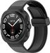 By Qubix Qubix Hybrid Leer + Siliconen Band - Grijs - Samsung Galaxy Watch Ultra / Ultra 2 - 47mm