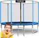 Neo-Sport trampoline de jardin, 183 cm (6 pieds), avec filet extérieur et échelle