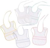 Interbaby Slabbetjes Junior 35 Cm Katoen Wit 12 Stuks