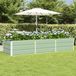 vidaXL Plantenbak Groen 240 x 80 x 45 cm Staal
