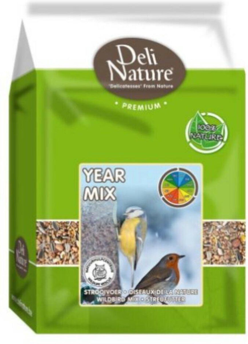 DELI NATURE Strooivoer Year Mix 4 kg - 5411860803291
