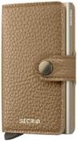 SECRID Miniwallet Pebble Portemonnees Dames - Camel