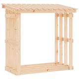 Porte-bûches 108x64,5x109 cm pin massif