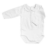 BABIDU Babybody met lange mouwen van 100% plumetti-katoen
