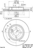 BREMBO Remschijfset 09.A761.11 - 2 stuks
