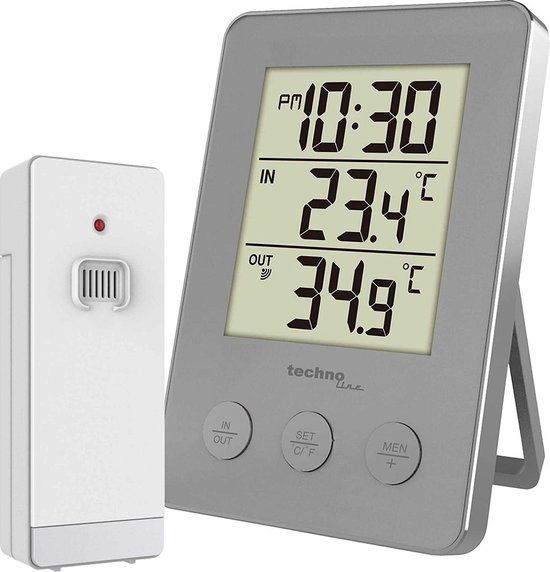 Technoline WS 9175 Weerstation - Binnen/Buiten Temperatuur - Tijdweergave - Digitaal