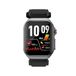 VALDUS Knauermann PRO 3 Fan Edition hoekig (2025) gezondheidshorloge, smartwatch met telefoonfunctie, ECG Plus HRV- en SOS-functie, BT Bluetooth, slaapapneu, klittenband, zwart, 14-24, Normaal