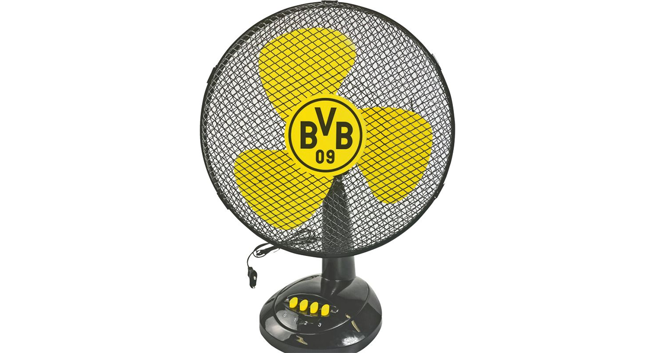 Merkloos Borussia Dortmund Tafelventilator - 30 cm
