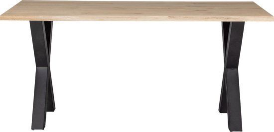WOOOD Tablo Boomstam Tafel met Alkmaar Poot - Eiken - 75x180x90