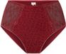 LingaDore Daily Tailleslip Ruby Wine Jacquard Rood XXL