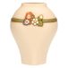 THUN Grote vaas met vlinder, keramiek, collectie Country Bloom, 20,4 x 14,7 x 26,1 cm