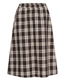 CULTURE Rok 'CUVivva' lichtbeige / chocoladebruin