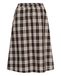 CULTURE Rok 'CUVivva' lichtbeige / chocoladebruin