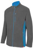 Velilla Bicolor fleece jas grijs/hemelblauw unisex XS