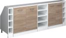 Vicco Rion Set de meubles pour mur incliné – 210 cm Set de 5 corps de meubles 60 cm de profondeur Sonoma