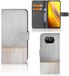 B2Ctelecom Xiaomi Poco X3 | Poco X3 Pro Book Style Case Wood Concrete