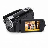 Bewinner Draagbare digitale camcorder Full HD ondersteuning 32G kaart 270° draaibaar 1080P 16X High Definition Video DV camera voor thuisfeest, picknick in de open lucht, camping (zwart)