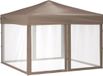 vidaXL Partytent Inklapbaar met Zijwanden 3x3 m Taupe