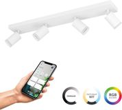 EGLO connect.z Melitello-Z Smart Spot - LED - 68 cm - Wit - Instelbaar RGB & wit licht - Dimbaar - Zigbee