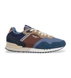 Pepe Jeans Londen Zachtblauw Lage Sneakers Heren Maat 45
