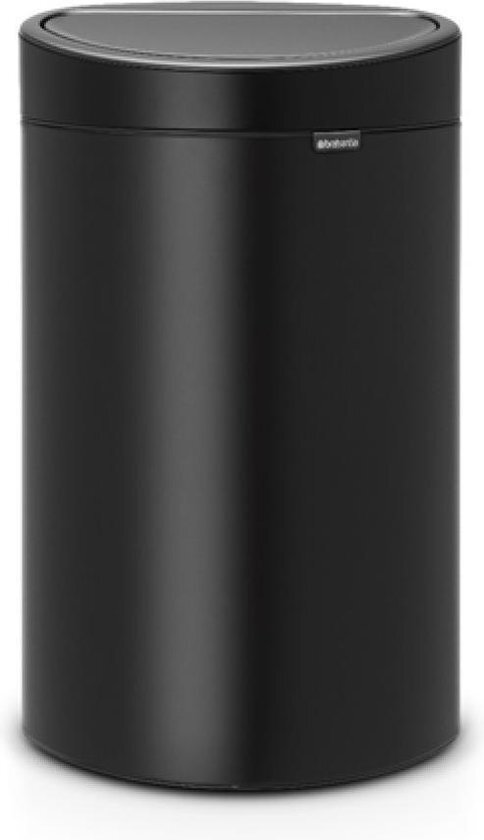 Brabantia Touch Bin Recycle Afvalemmer - 10 + 23 liter - Matt Black