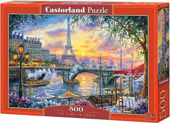 Castorland Legpuzzel Tea Time In Paris 500 Stukjes | Unisex | 8+ jaar