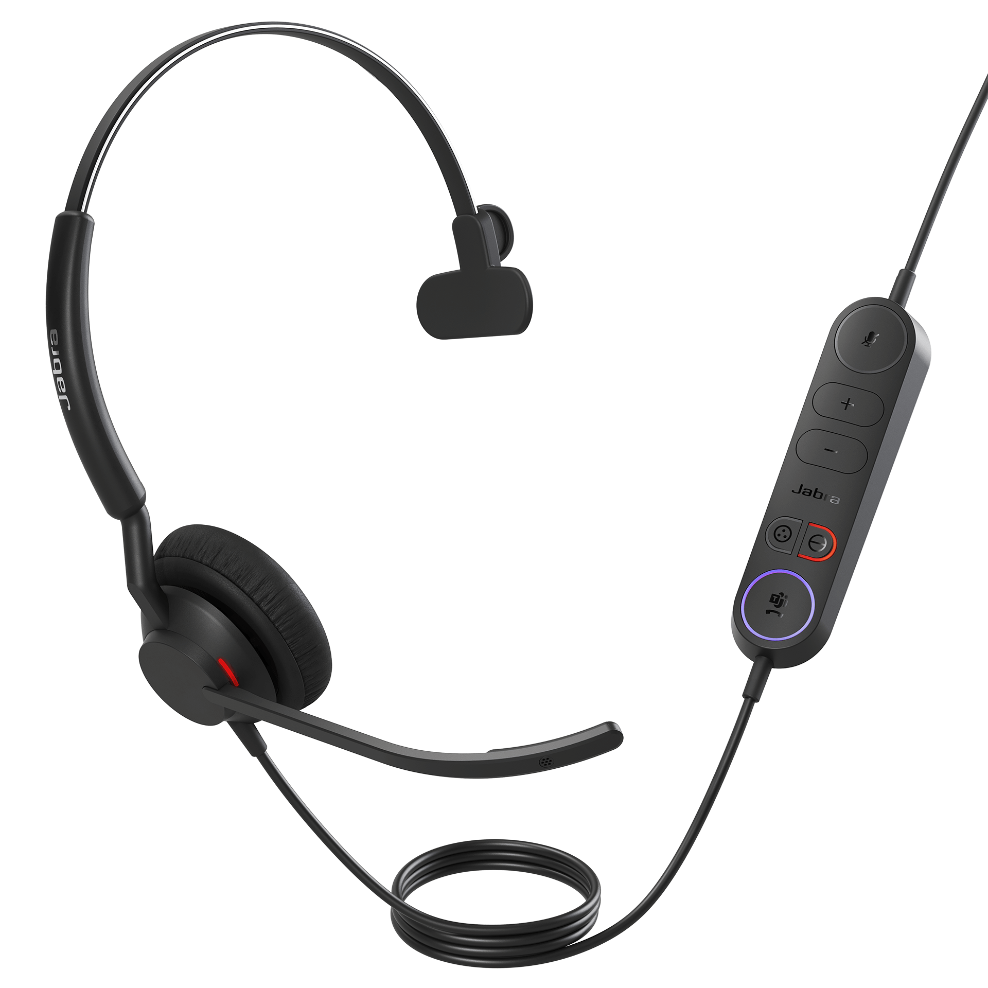 Jabra Engage 40 - Headset - Mono - Bedraad - USB - Bluetooth - Zwart