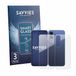 Savvies 3 Stuks Screenprotector - geschikt voor Vivo V70 FE (Voor+Achter) - beschermfolie glas transparant