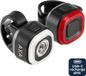 AXA On USB Ensemble d'éclairage de vélo - 30 lux - Noir